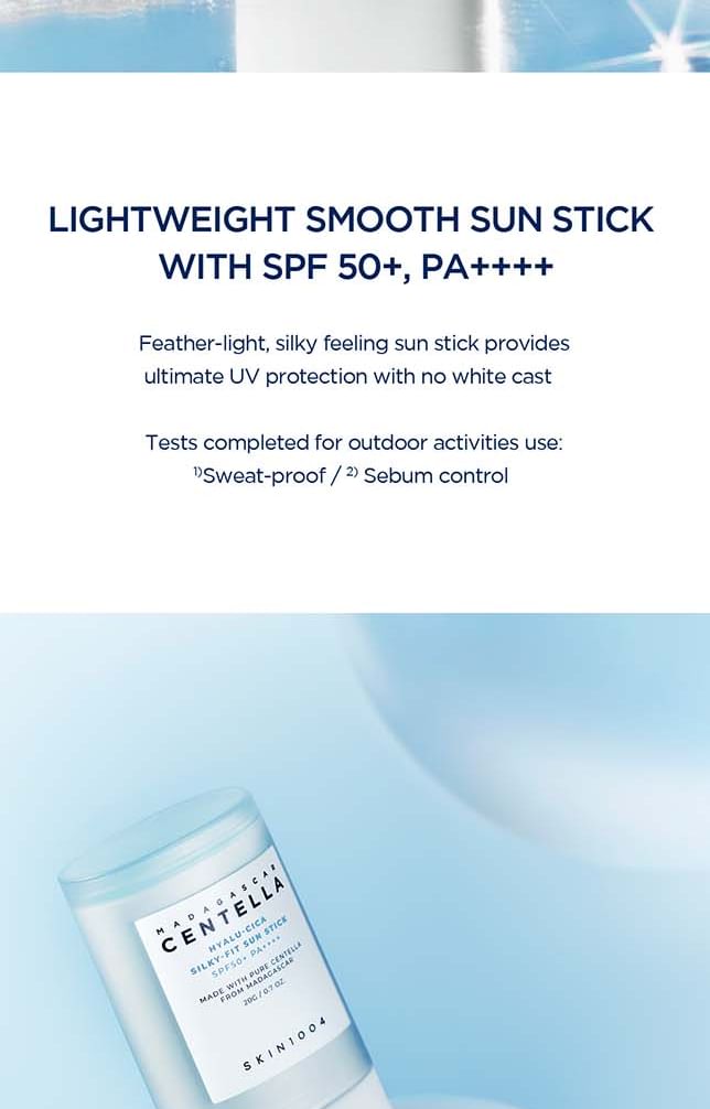 SKIN1004 - Madagascar Centella Hyalu-Cica Silky-Fit Sun Stick