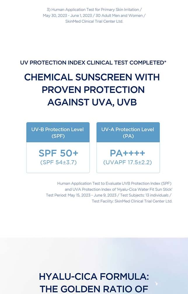 SKIN1004 - Madagascar Centella Hyalu-Cica Silky-Fit Sun Stick